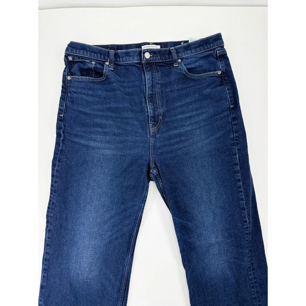 Banana Republic 90s Straight Dark Wash Jeans Mens 33 High Rise S/825196-01